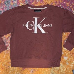 Calvin Klein Women’s Pink Crew Neck Sweatshirt size Medium